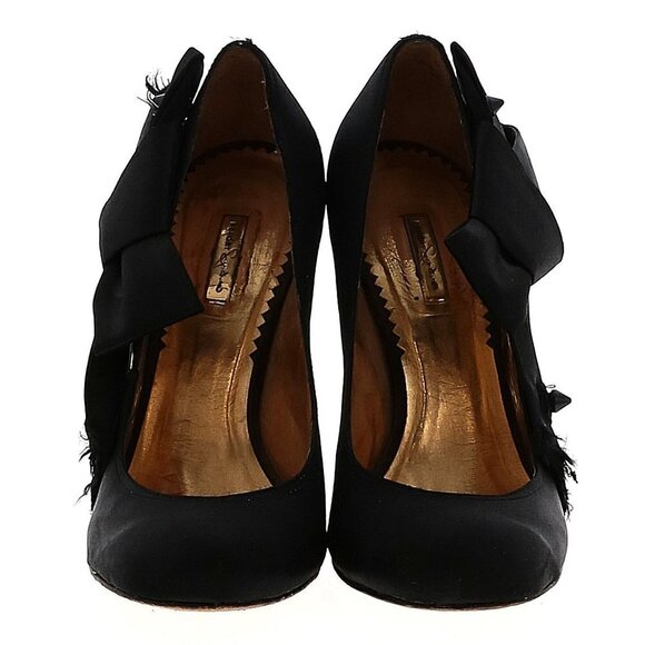 Report Signature black satin heels 6 - Picture 2 of 7